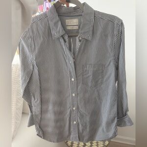 J Crew Pinstripe Button Down